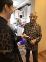 Поздравления труженников тыла работниками Семейского филиала